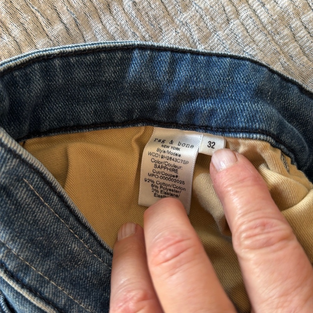 Rag and Bone dre low rise slim boyfriend denim jeans - Picture 12 of 16